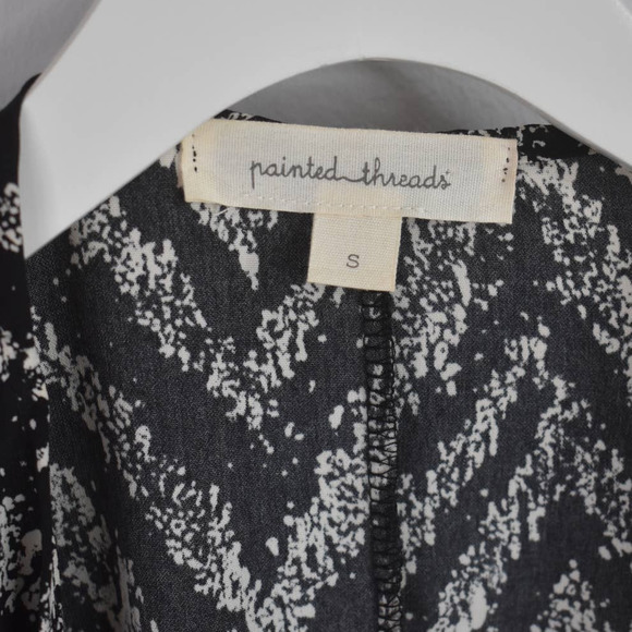 painted threads Kimono beach cover up Small - Picture 2 of 5